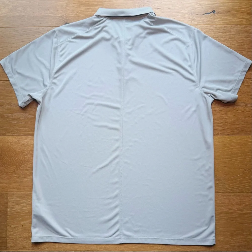 Nike Dri-FIT Victory Golf Polo Shirt Collar Men's XL Light Smoke Grey EUC